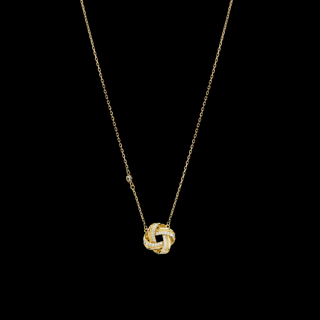 Simple Swirl Pendant Necklace