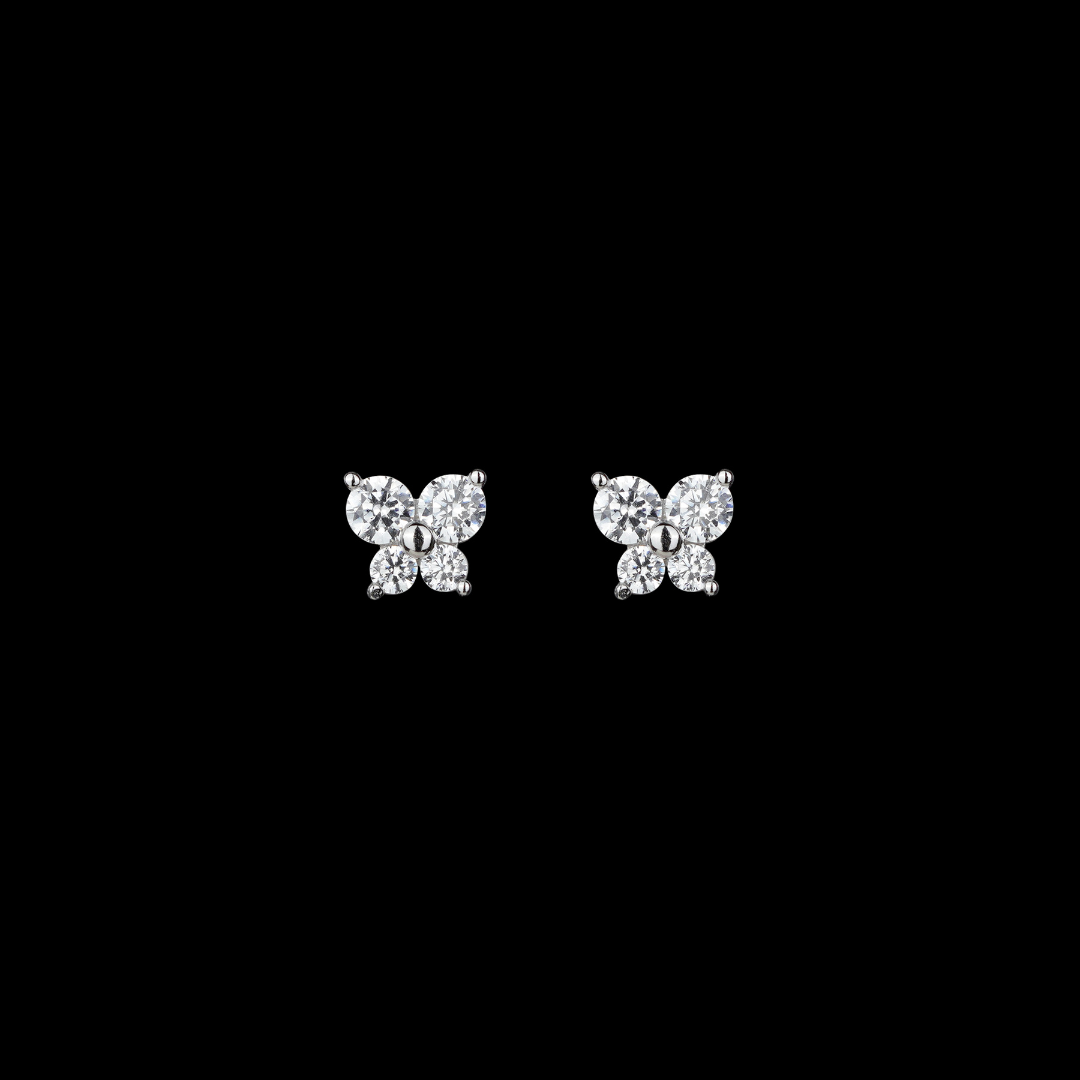 Tiny Butterfly Studs