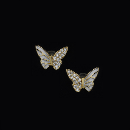 Butterfly Pendant & Earrings Set