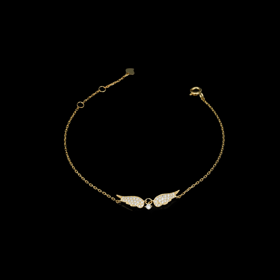 Gold Double Stone Bracelet