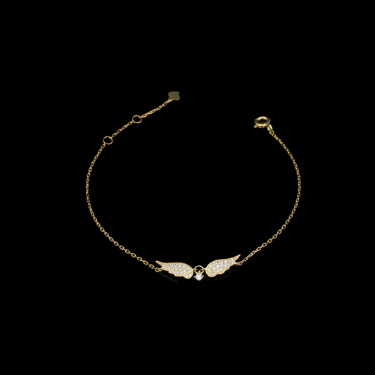 Gold Double Stone Bracelet
