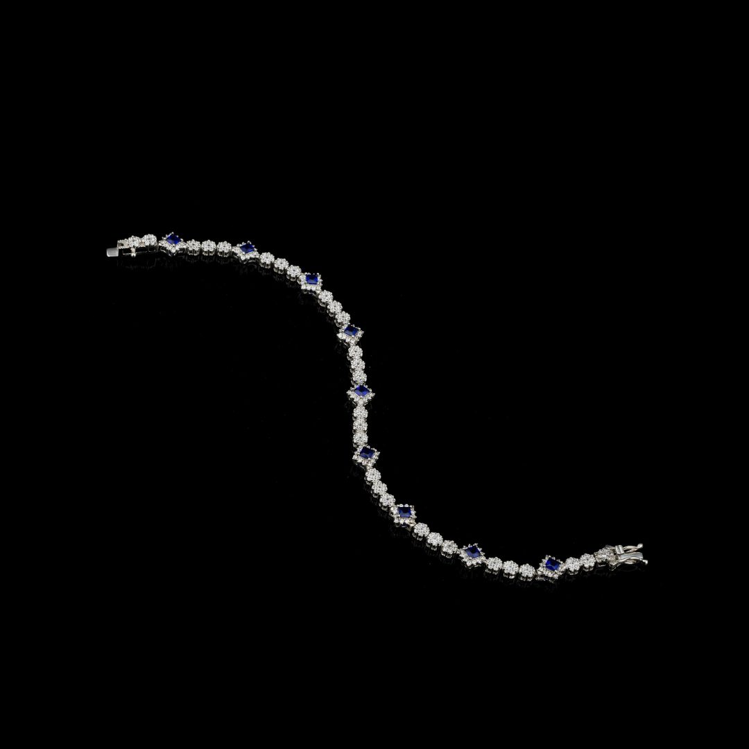 Silver Curve Bracelet