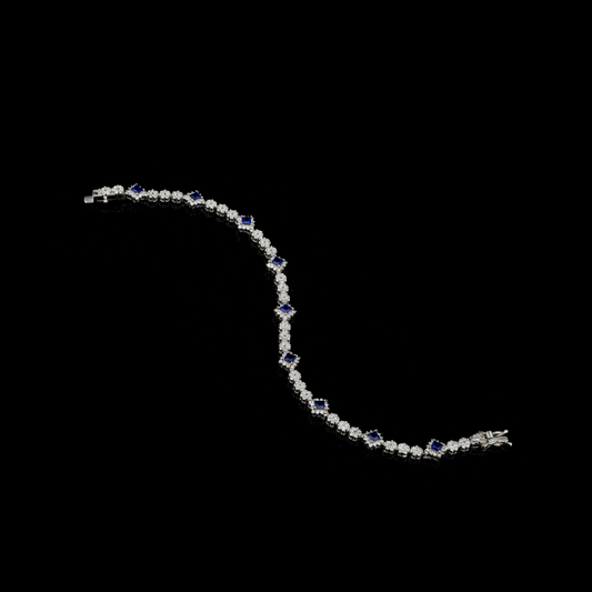 Silver Beaded Chain Bracelet